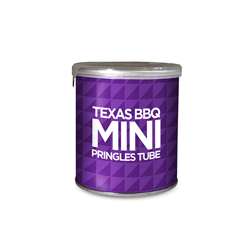Promotional Texas BBQ Mini Pringles Tube